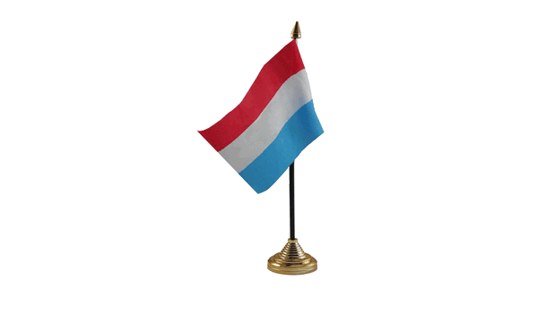 Luxembourg Table Flags